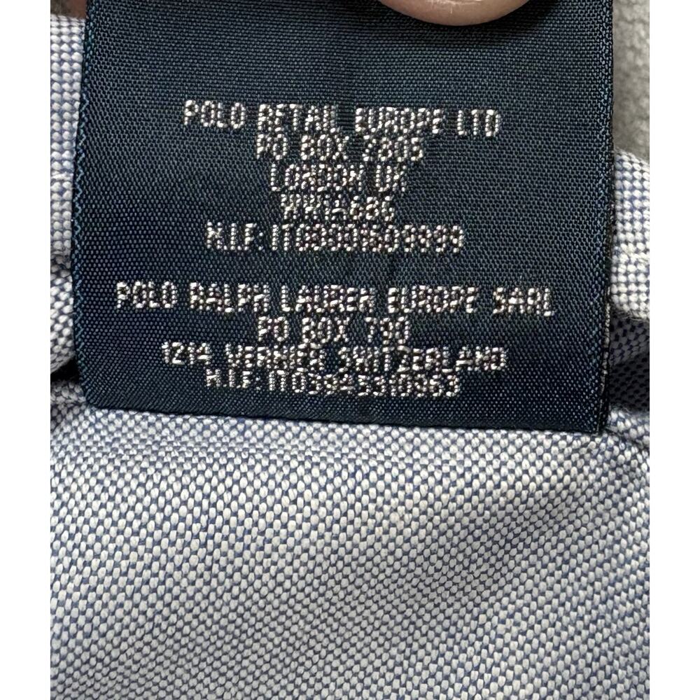 Ralph Lauren Classic Boys Button Down Dress Shirt Size 10 Blue - Picture 8 of 8